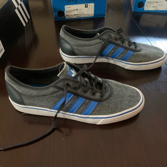 adidas Other - Adidas Adi Ease Low Top Shoes (Gray/Blue) size 10